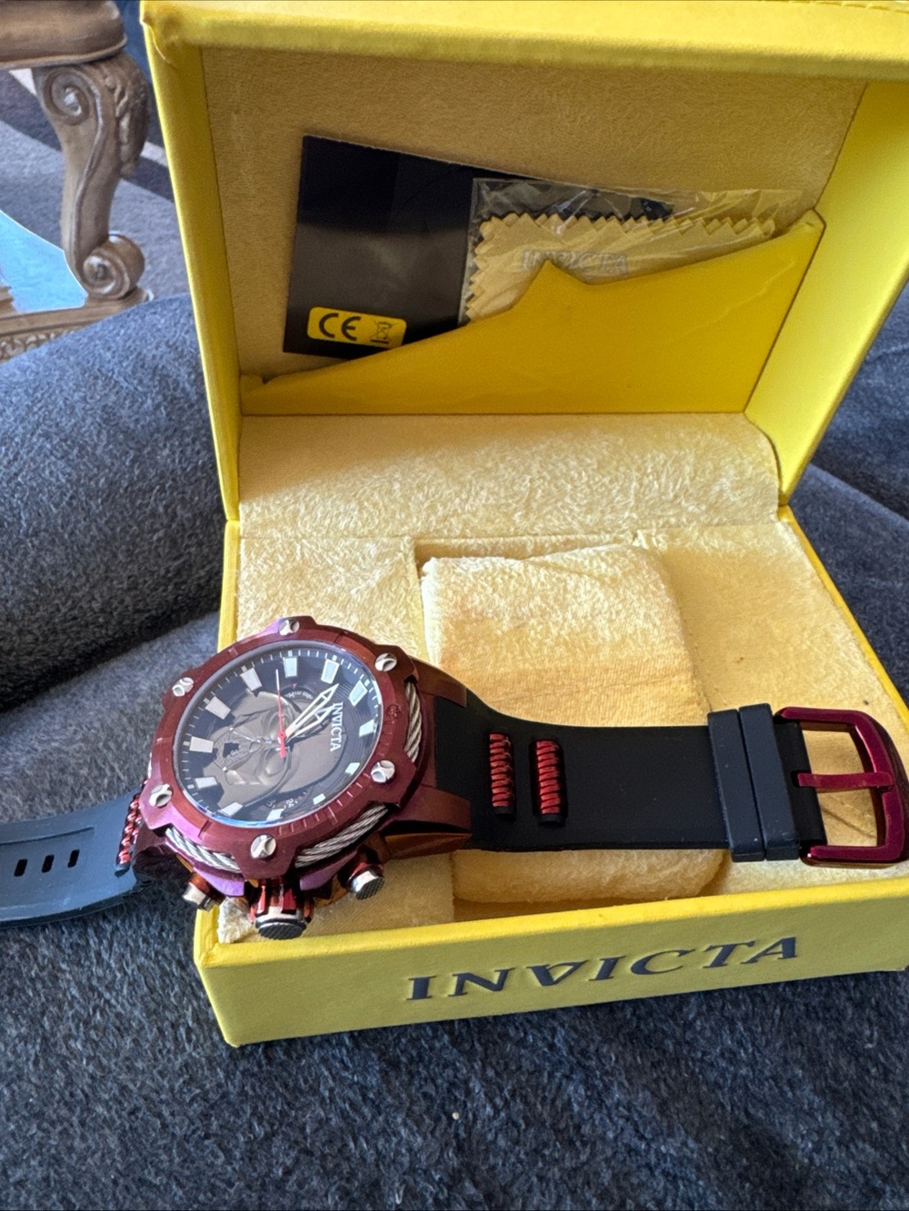 Invicta Star Wars watch with Darth Vader’s face